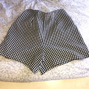 Super Cute High Waisted Gingham Shorts